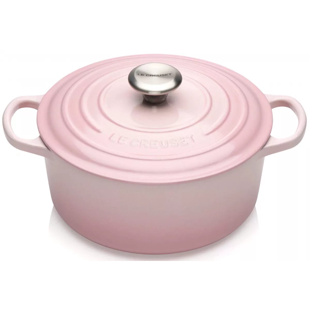 Nồi gang Le Creuset Brater rund Evo 20cm màu hồng
