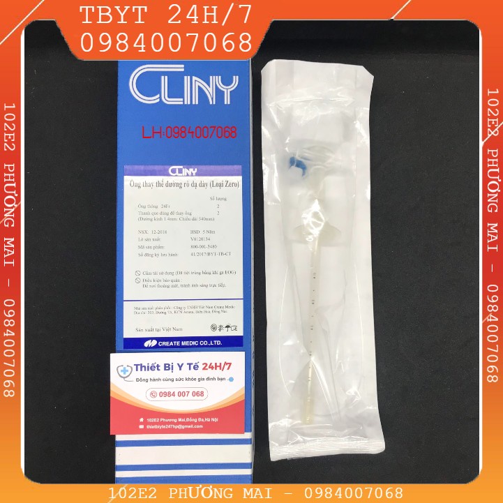 ỐNG ZERO TYPE CLINY - Ống Silicone có bóng chèn thay thế dạ dày - thành bụng (mở dạ dày ra da)