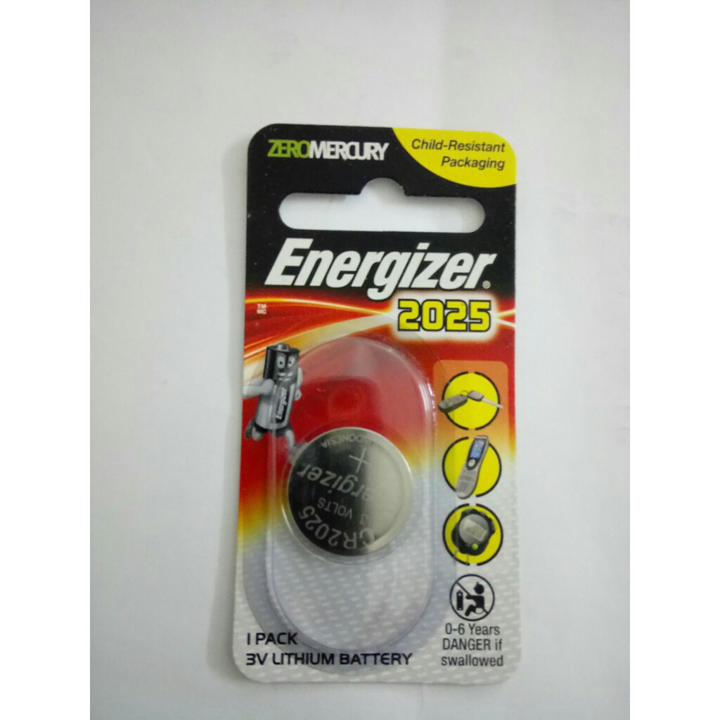 Pin CR2025 Energizer lithium 3V vỉ 1 viên