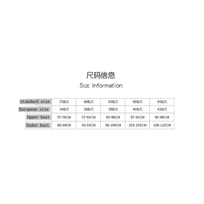 Áo ngực mở cúp trước dành cho mẹ chăm sóc bé có size 34AB-40BC