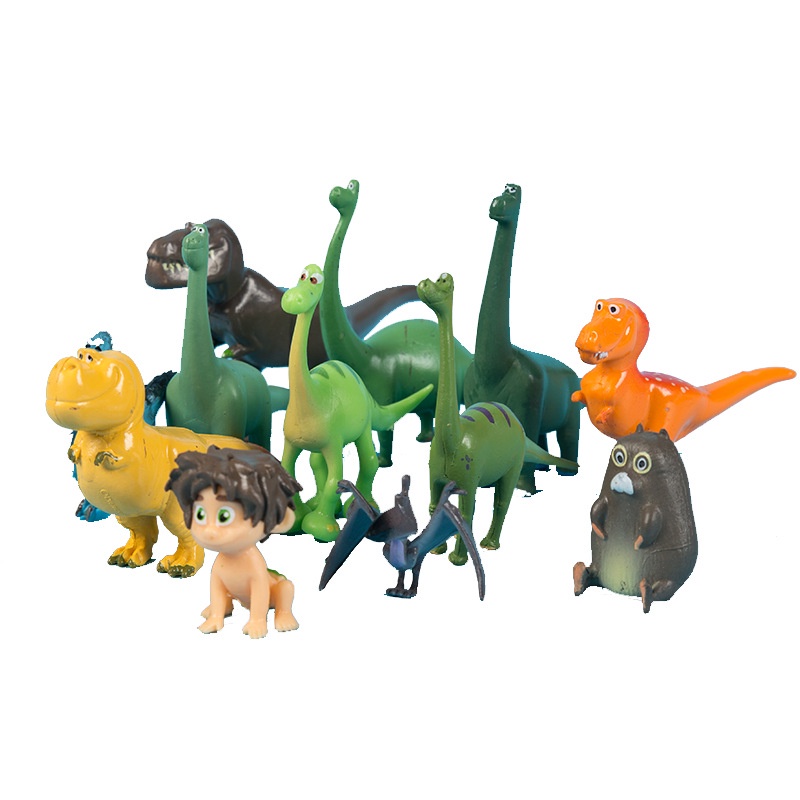 Set 12 Mô Hình Khủng Long Disney Trang Trí Bánh Sinh Nhật Dành Cho Bé Trai