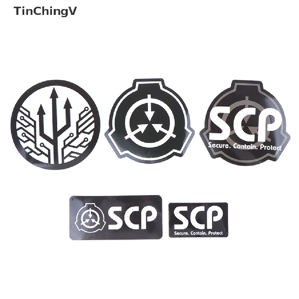 Bộ 5 Miếng Dán Vinyl Chống Thấm Nước Dùng Trang Trí Laptop / Guitar / Tủ Lạnh