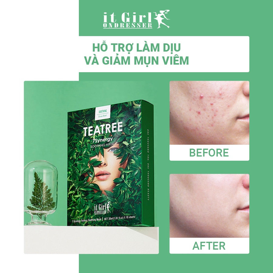 [Nhập mã COSMH22 giảm 8%] Mặt Nạ Dưỡng Ẩm Và Sáng Da It Girl On Dresser 7Synergy Facial Sheet Mask 30ml