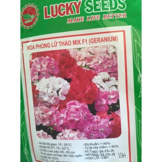 Hạt giống phong lữ thảo mix F1 10 hạt