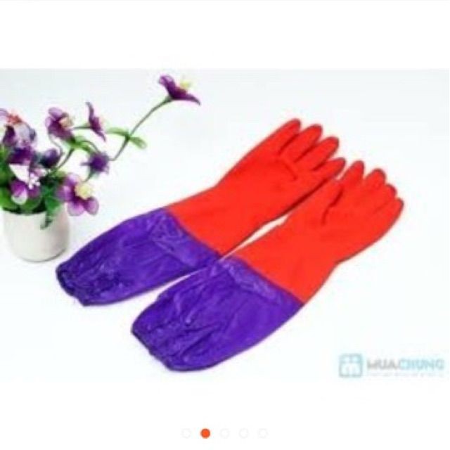 Găng tay lót nỉ giữ ấm có nịt chống tuột khi rửa loại đẹp