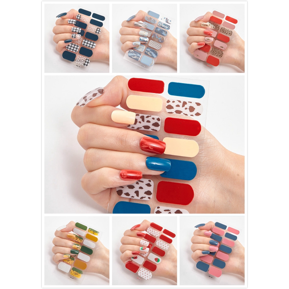 Set 14 Nhãn Dán Móng Nghệ Thuật
