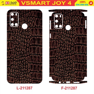 Dán lưng skin 3d vsmart joy 4 - vân da
