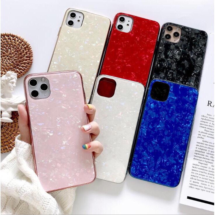 Ốp vân đá kính cường lực Samsung A50/A50s/A30s_Nini.case