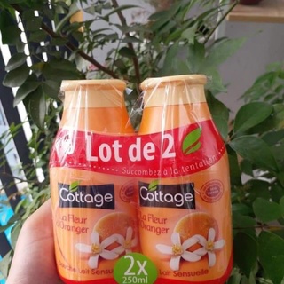 Combo 2 Chai Sữa tắm Cottage Pháp size Mini 250ml