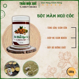 Ngũ cốc dinh dưỡng an toàn tăng giảm cân - Bột mầm ngũ cốc thiên nhiên lợi sữa cho mẹ sau sinh hộp 500g