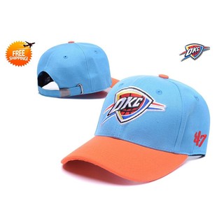Mũ lưỡi trai bóng rổ OKC Thunder phong cách thời trang Âu Mỹ