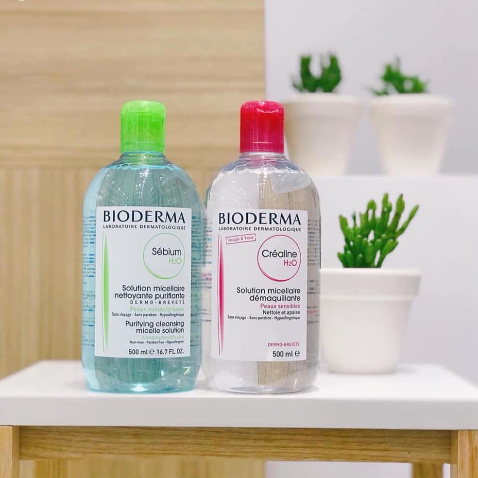 Nước tẩy trang cho da dầu, nhạy cảm Bio.der.ma Sébium chuẩn Pháp