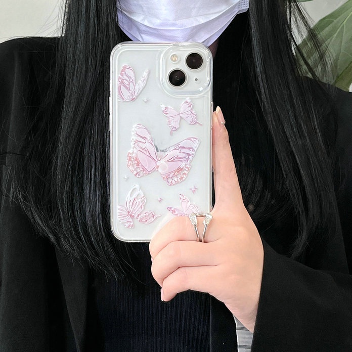 Redmi 10C 9T 9A 9C Note 11 11S 10 10S 9S 9 8 Xiaomi Mi 11T 11 Lite POCO M3 Pro 4G 5G Butterfly Star Moon Airbag Shockproof Clear Soft Thin Phone Case Full Back Cover JSCK 11