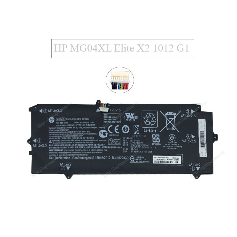 Pin HP MG04XL Elite X2 1012 G1