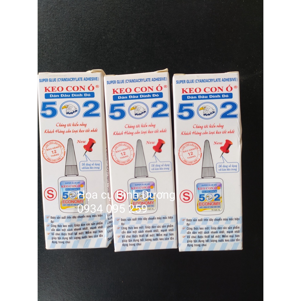 Keo 502 Asia Bond con ó nước keo đặc biệt cao cấp 10g