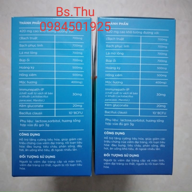 Ích dạ nhi Lacteen fort - hỗ trợ giảm triệu chứng của viêm đại tràng, dùng được cho trẻ dưới 1 tuổi (hộp 16 gói)