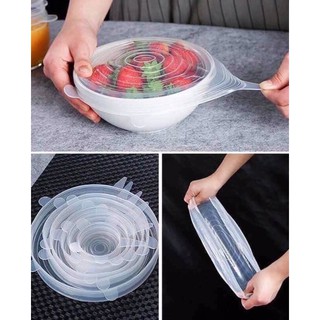Sét 6 nắp đậy silicon siêu dai