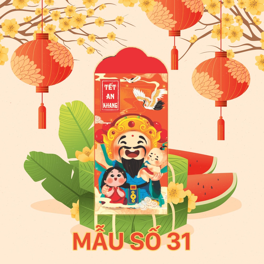 Lì xì Tết phong bao mừng tuổi năm mới nhiều mẫu mã đa dạng cực đẹp (HÀNG LOẠI 1)
