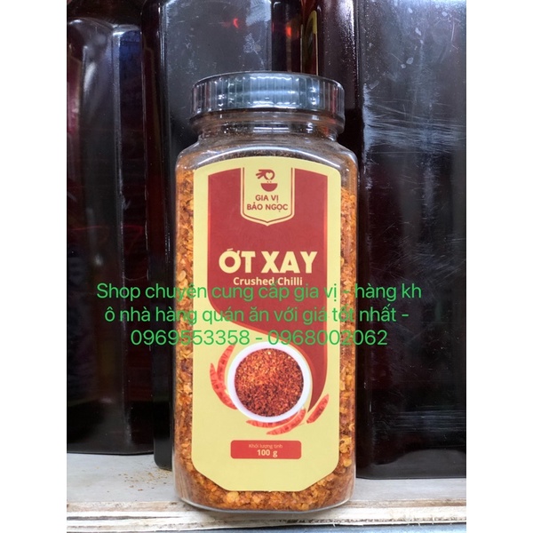 [HÀNG CHUẨN - FREESHIP] ỚT XAY NGHUYÊN CHẤT BẢO NGỌC 100G