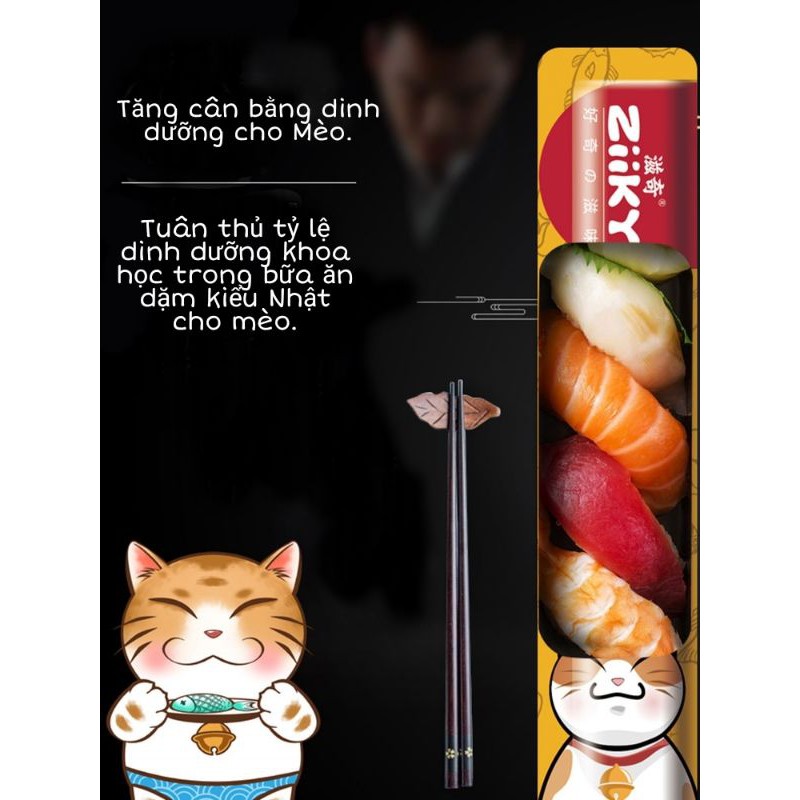 😸 Súp Thưởng Ziiky Cao Cấp Cho Mèo - 15G