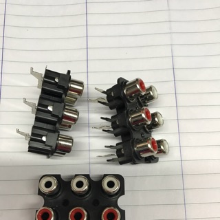Ổ av 6 lỗ đen
