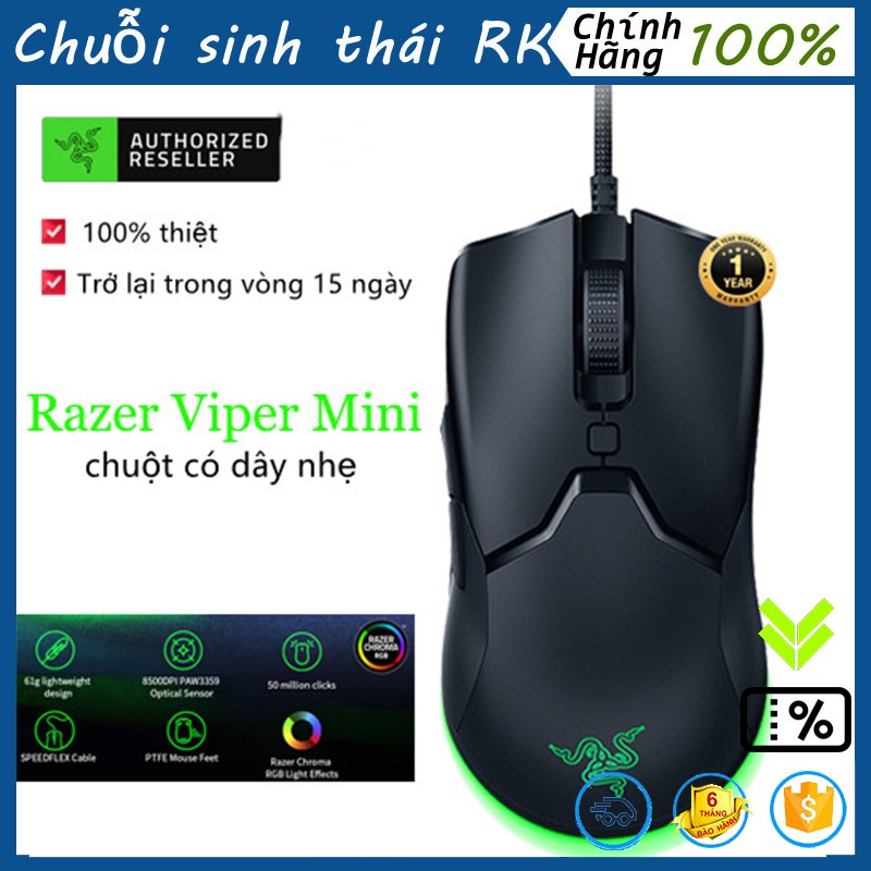 Chuột Gaming Razer Viper Mini RGB- Mới 100% (Hàng Chính Hãng)