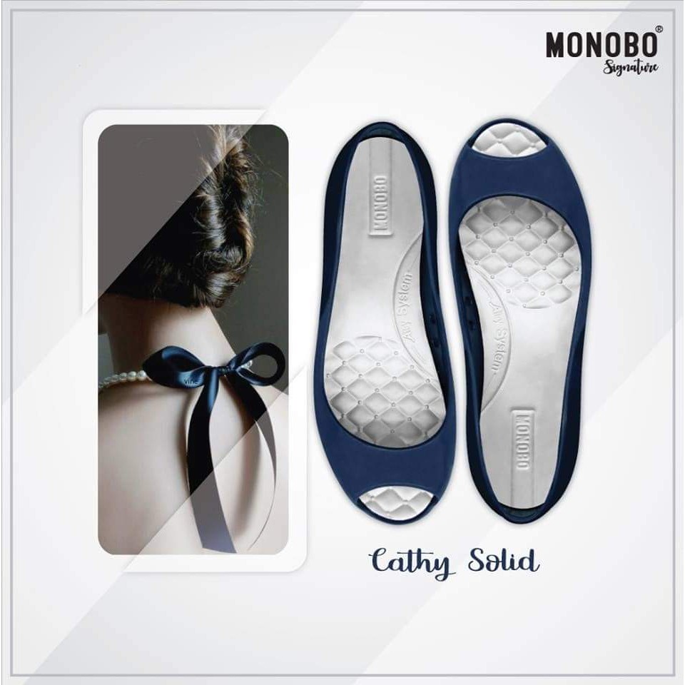 Giày nhựa Thái nhập khẩu Giày Búp Bê Nữ đi mưa cao cấp MONOBO - CATHY