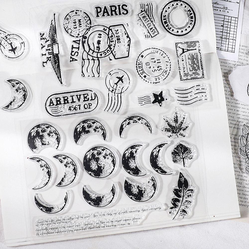 PATRICIA Tem Đóng Dấu Trong Suốt 16 Độc Đáo Trang Trí Sổ Tay