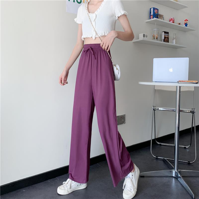 Quần Dài Nữ Lưng Cao Ống Rộng Thời Trang Xuân Thu 2020 | BigBuy360 - bigbuy360.vn