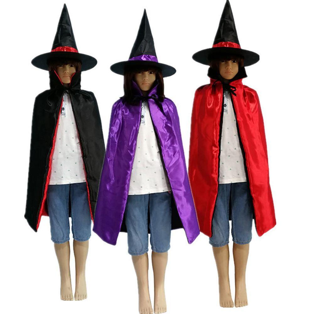 Elsworth Set Áo Choàng Và Nón Phù Thủy Hóa Trang halloween Đáng Sợ Cho Bé Trai Và Bé Gái
