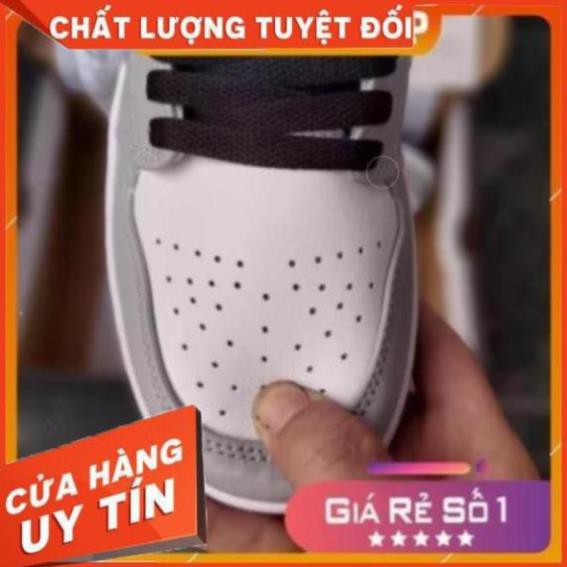 [FREESHIP- BẢO HÀNH 12 THÁNG] GIÀY THỂ THAO NAM NỮ JD XÁM CHỈ ĐỎ THẤP CỔ HOT TREND FULL BOX BILL