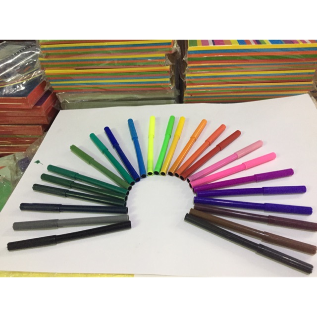 Bộ bút lông màu (Bút dạ 24 màu)