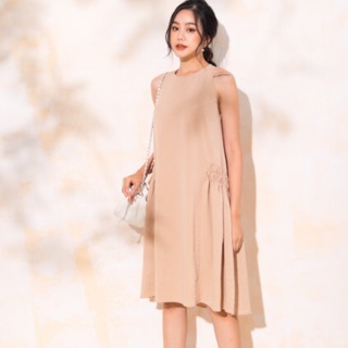 Maris Dress / Váy không tay nhún sườn