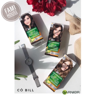 [Có bill] Thuốc nhuộm tóc phủ bạc Garnier Color Naturals Crème