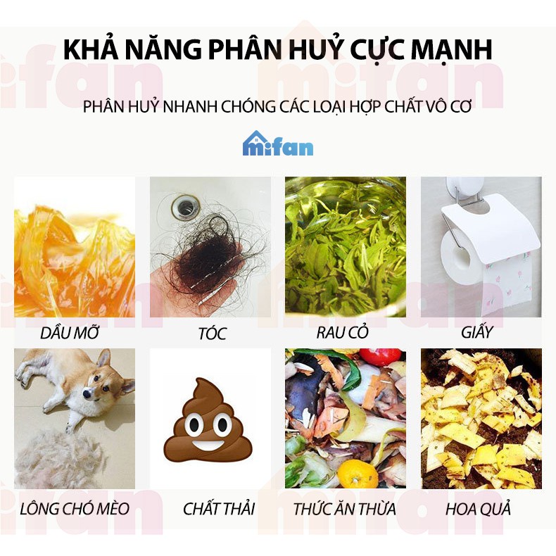 Bột Thông Tắc Cống Cực Mạnh - Thông Tắc Cống, Đường Ống, Bồn Cầu, Bồn Rửa Mặt
