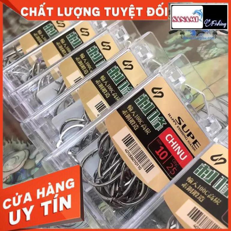 [Hàng Nhật] Lưỡi Câu Cá Chinu Super Nhật Có Ngạnh Siêu Bền, Cực Sắc Bén - Sanami Fishing hàng sịn