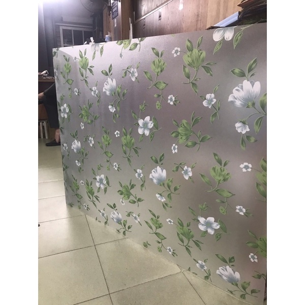 Giấy Dán Kính 3D, Decal dán kính mờ keo sẵn bóc ra dán