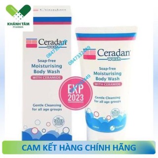 Sữa tắm và rửa mặt Ceradan Wash