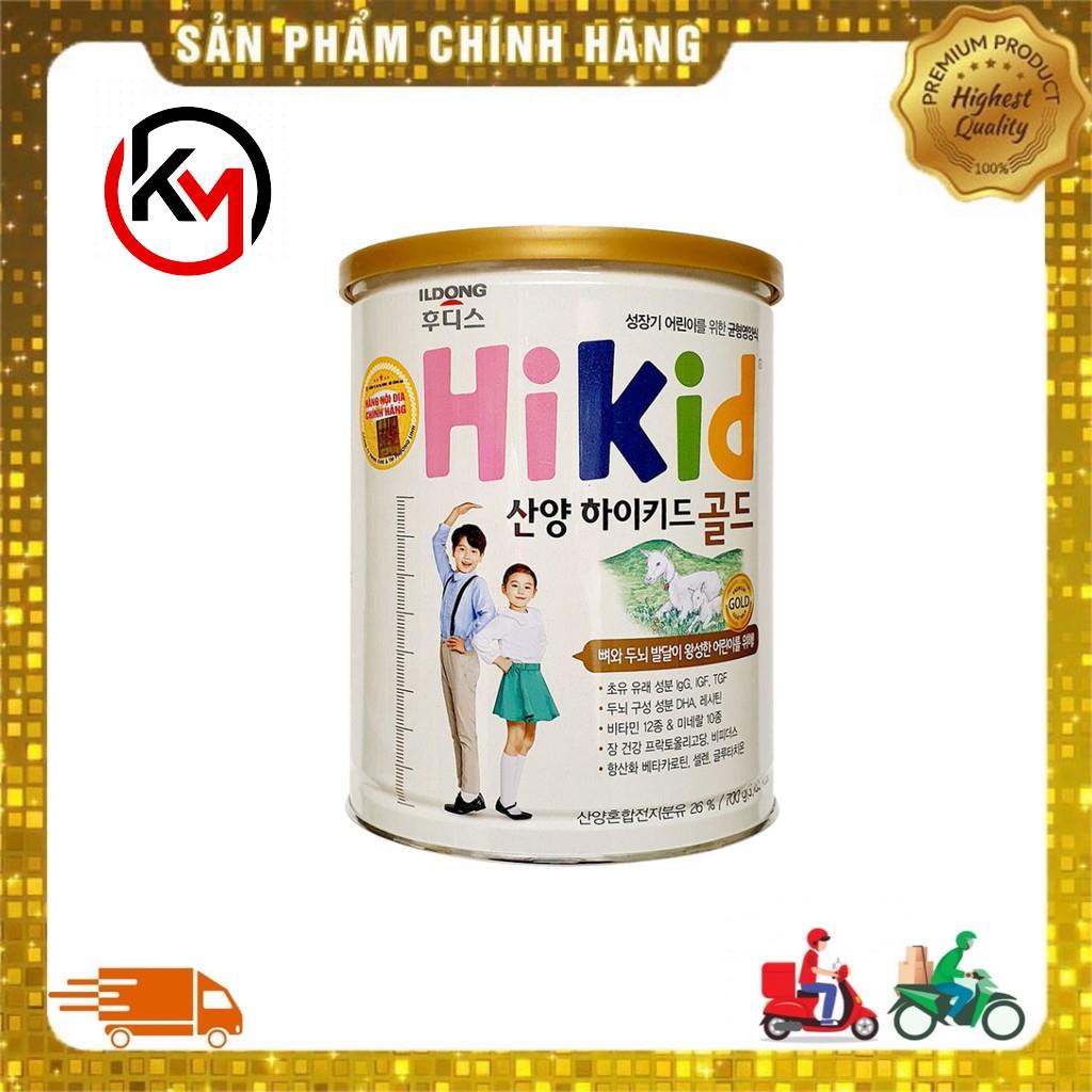 Sữa hikid dê núi nội địa Hàn 700gr Date New - Hàng chính hãng