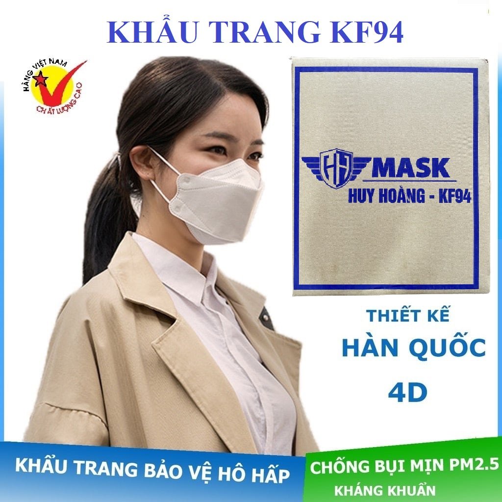 THÙNG 300 CHIẾC KHẨU TRANG 4D KF94 ÔM SÁT MẶT KHÔNG DÍNH SON ( 1995 GIA DỤNG )