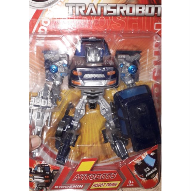 Lắp ráp 1 mô hình Transrobot Kidoshin biến thành xe bằng nhựa