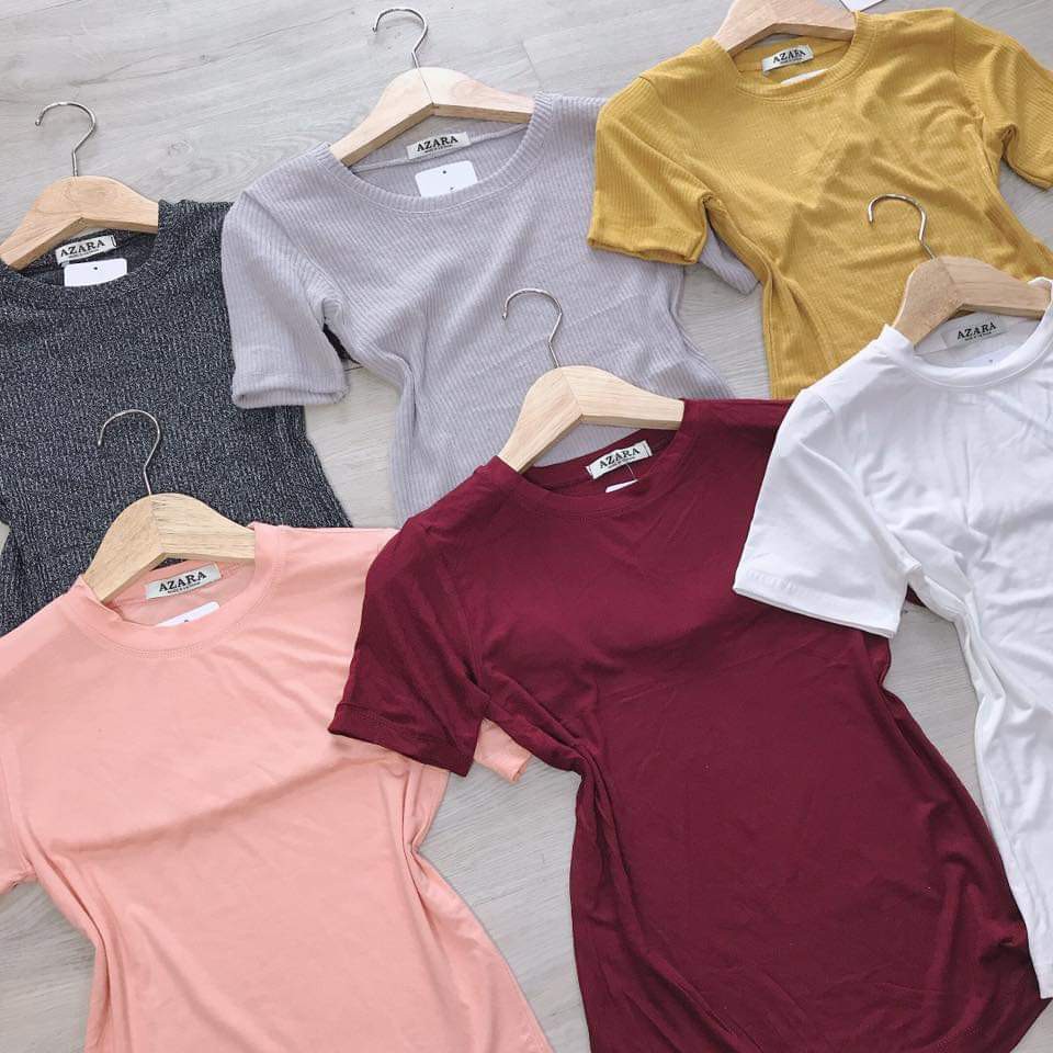 Bảng màu Áo body tay ngắn