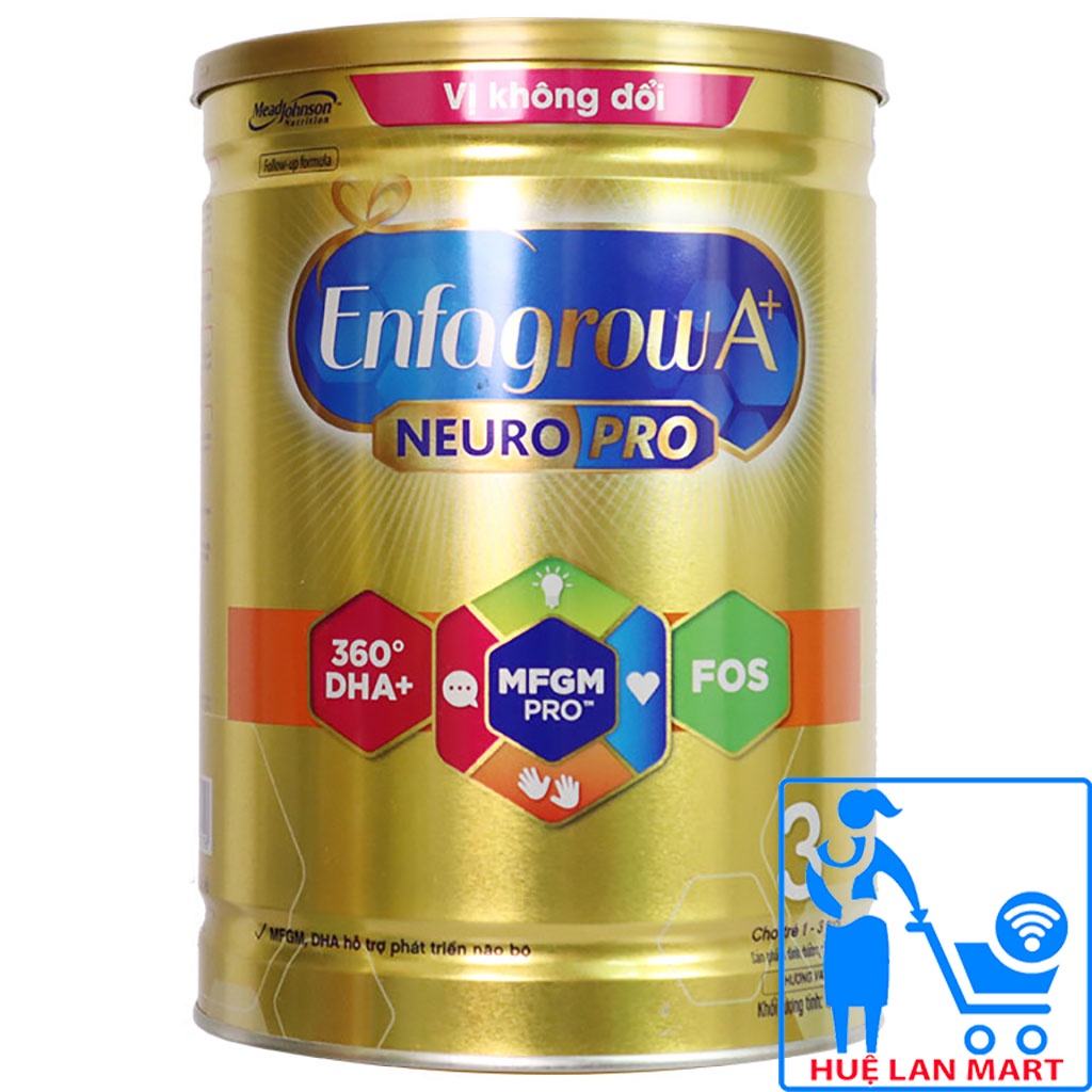 Sữa Bột Mead Johnson Enfagrow A+ số 3 DHA + MFGM Pro hộp 1,7kg vị không đổi