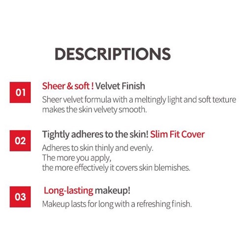 [MISSHA] Velvet Finish Cushion SPF50+ PA+++ 15g