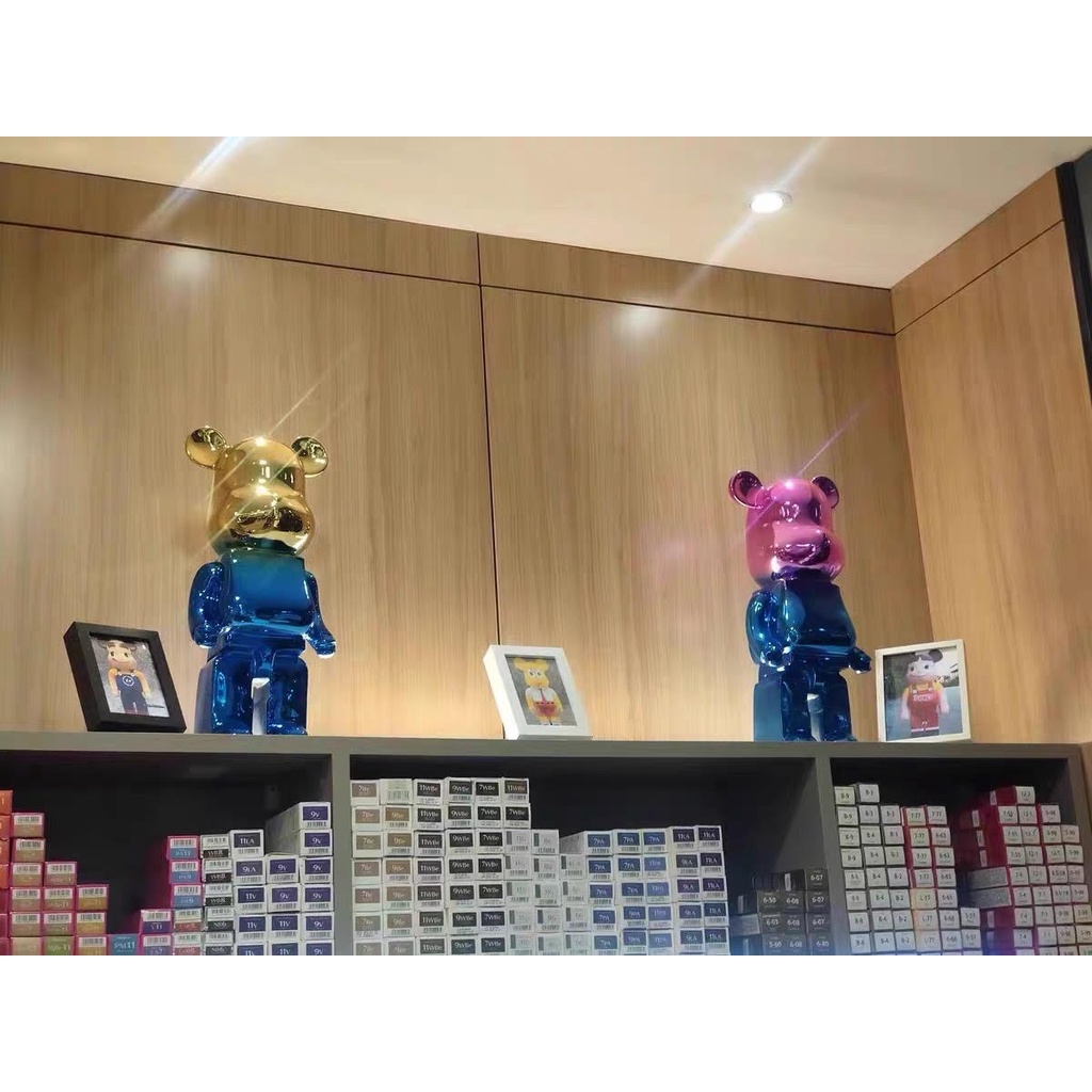 Gấu Bearbrick 50cm, 80cm hàng nhập khẩu loại 1 cao cấp fullbox phong cách màu ombre