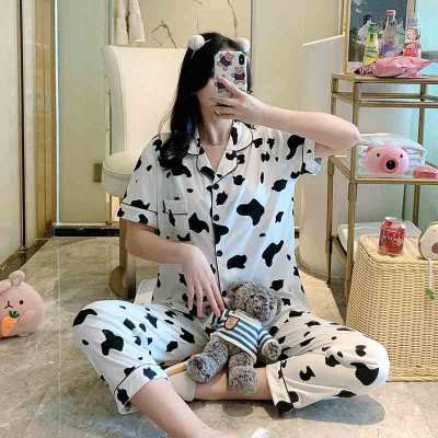 [ HÀNG NHẬP KHẨU ] Bộ Pijama cotton size to XL 2XL nhiều họa tiết tay ngắn quần dài chất đẹp co giãn cực mát thấm mồ hôi