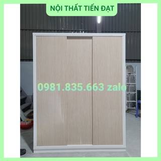 Tủ nhựa Đài Loan - Tủ quần áo gia đình 3 cánh lùa ngang 1m2 giá xưởng