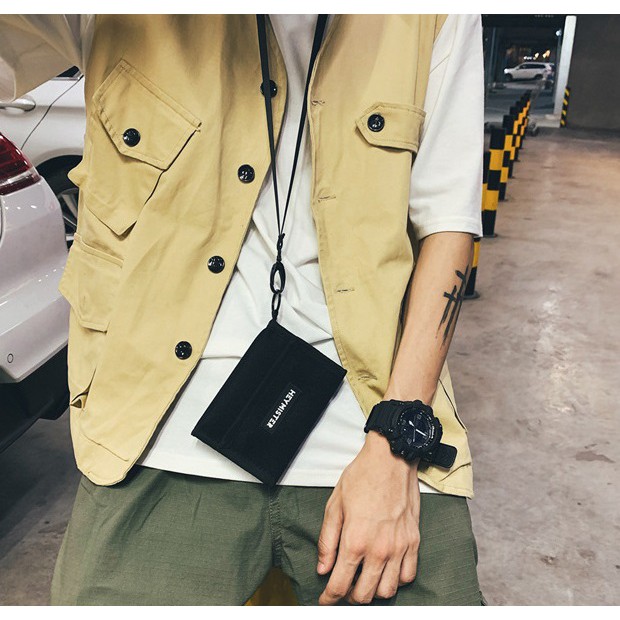 HeyMister - Ví thời trang vải Canvas chống nước cao cấp HM14 | BigBuy360 - bigbuy360.vn