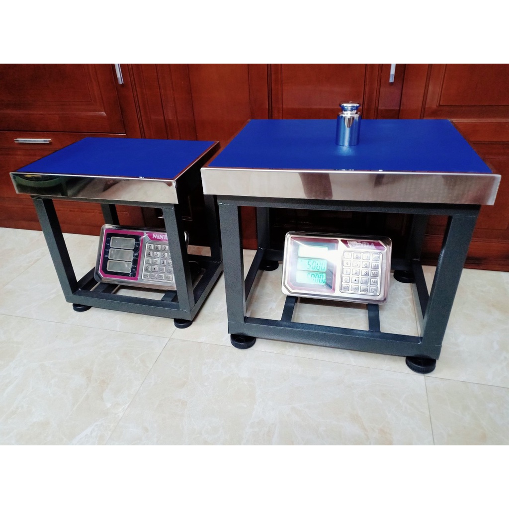 Cân Điện Tử Ghế Ngồi 150Kg NiNDA AD6 - Tính Giá Tiền - Mặt Cân Inox