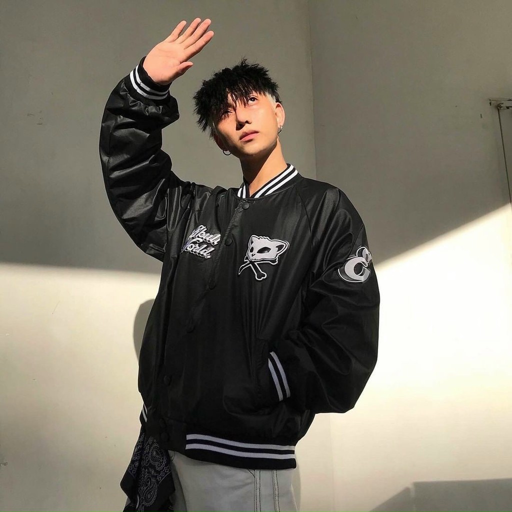 Áo Khoác Dù Nam Nữ Unisex - Áo Khoác Jacket Bombers SKULLWORLD Có Form Rộng XL